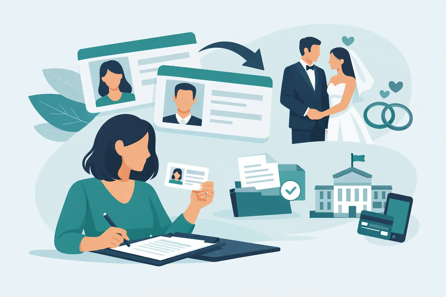 How to Change Name After Marriage